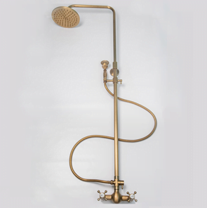 Rossco External Shower Set Antique Brass